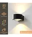 Artdelight Artdelight Industrielle LED-Wandleuchte Hudson - Anthrazit