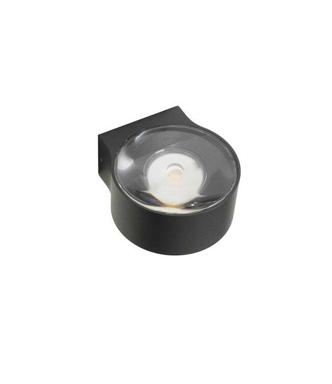 Artdelight Artdelight Industrielle LED-Wandleuchte Hudson - Anthrazit