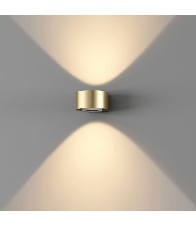 Artdelight Artdelight Industrielle LED-Wandleuchte Hudson - Gold