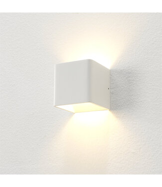 Artdelight LED-Wandleuchte Fulda - Weiß