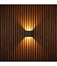 Artdelight Artdelight Design LED-Wandleuchte Fulda - Schwarz