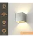 Artdelight Artdelight Design LED-Wandleuchte Fulda - Aluminium