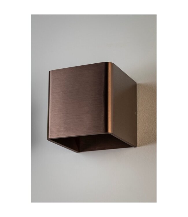Artdelight Artdelight Design LED-Wandleuchte Fulda - Dunkelbronze
