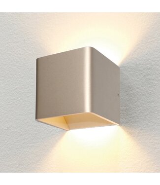 Artdelight LED-Wandleuchte Fulda - Champagner
