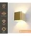 Artdelight Artdelight Design LED-Wandleuchte Fulda - Gold