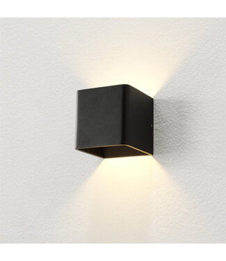 Artdelight LED-Wandleuchte Fulda Dim to Warm - Schwarz