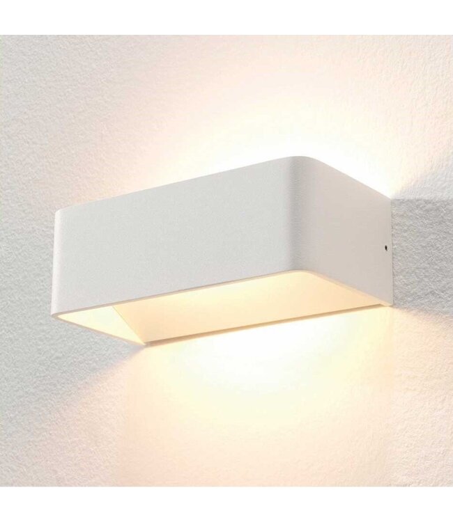 Artdelight Artdelight Industrielle LED-Wandleuchte Mainz - Weiß