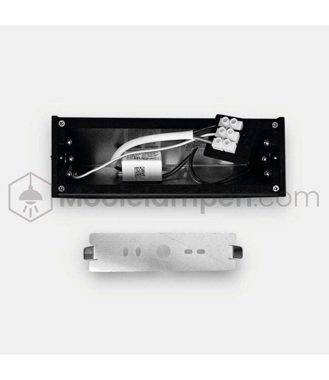 Artdelight Artdelight Industrielle LED-Wandleuchte Mainz - Weiß