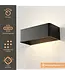 Artdelight Artdelight Industrielle LED-Wandleuchte Mainz - Schwarz