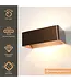 Artdelight Artdelight Industrielle LED-Wandleuchte Mainz - Dunkelbronze