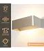 Artdelight Artdelight Industrielle LED-Wandleuchte Mainz - Champagner