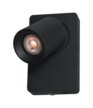 Artdelight GU10-Wandspot Megano - Schwarz