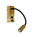 Artdelight Moderne LED-Leseleuchte Easy LED USB - Gold