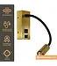 Artdelight Moderne LED-Leseleuchte Easy LED USB - Gold