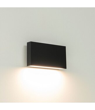 Artdelight LED-Wandleuchte Box 1L - Schwarz