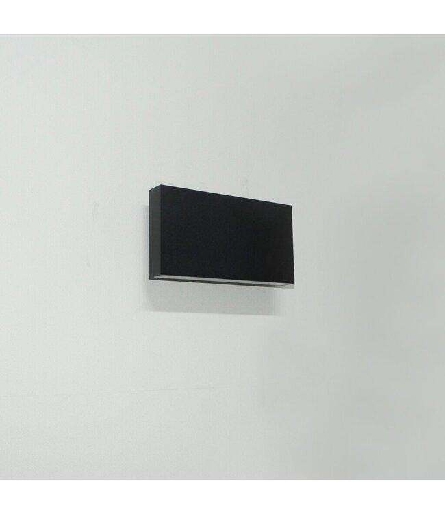 Artdelight Artdelight Moderne LED-Wandleuchte Box 1L - Schwarz