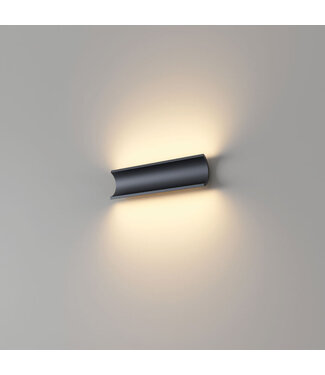Artdelight LED-Wandleuchte Malibu 2L - Schwarz