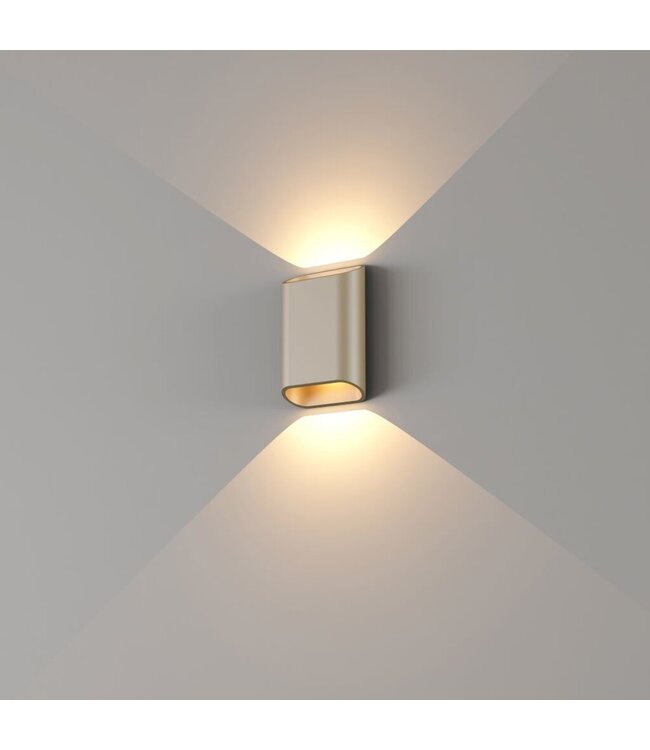 Artdelight Artdelight Moderne LED-Wandleuchte Diaz S Dim to Warm - Champagner