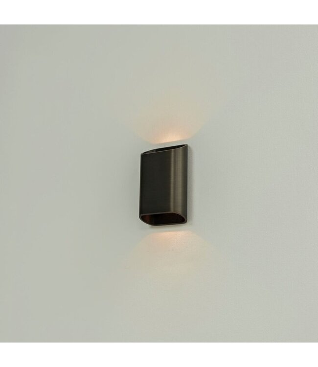Artdelight Artdelight Moderne LED-Wandleuchte Diaz S Dim to Warm - Dunkel Antik Bronze
