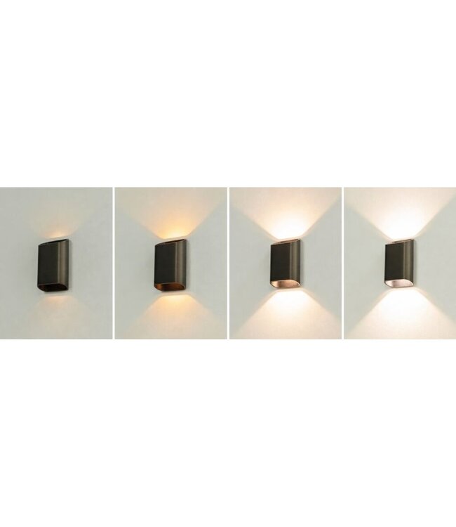Artdelight Artdelight Moderne LED-Wandleuchte Diaz S Dim to Warm - Dunkel Antik Bronze
