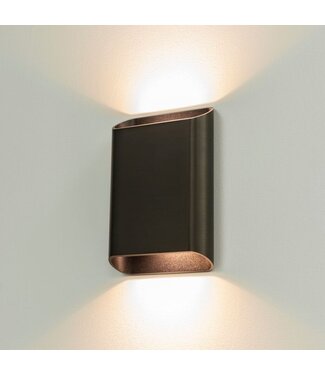 Artdelight LED-Wandleuchte Diaz L Dim to Warm - Dunkel Antik Bronze
