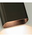 Artdelight Artdelight Moderne LED-Wandleuchte Diaz L Dim to Warm - Dunkel Antik Bronze