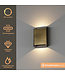 Artdelight Artdelight Moderne LED-Wandleuchte Diaz L Dim to Warm - Dunkel Antik Bronze