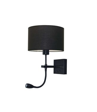 Artdelight Wandleuchte Quad - Schwarz