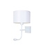Artdelight Artdelight Moderne Wandleuchte Quad - Weiß