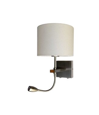 Artdelight Wandleuchte Quad - Mattstahl