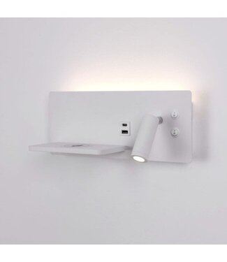 Artdelight LED-Wandleuchte Charge USB Rechts - Weiß