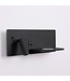 Artdelight Artdelight Moderne LED-Wandleuchte Charge USB Links - Schwarz