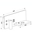 Artdelight Artdelight Moderne LED-Wandleuchte Charge USB Links - Weiß