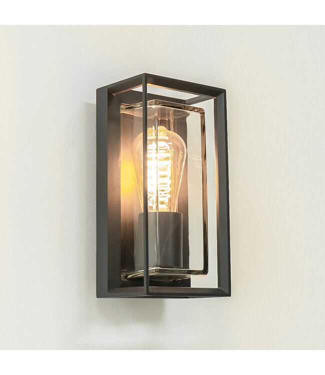 Artdelight Artdelight Klassische Außenwandleuchte Leeds 25 - Schwarz