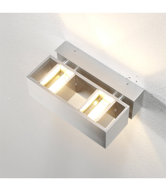 Artdelight Artdelight Moderne LED-Wandleuchte Bfeld II - Aluminium