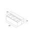 Artdelight Artdelight Moderne LED-Wandleuchte Bfeld II - Aluminium