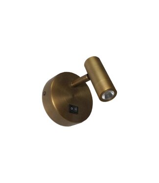 Artdelight LED-Wandleuchte Simply - Antikbronze