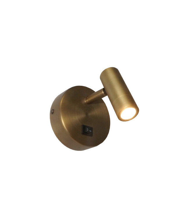 Artdelight Artdelight Moderne LED-Leseleuchte Simply - Antikbronze