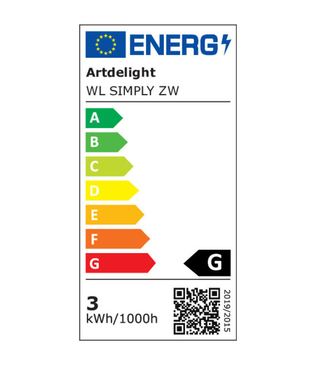 Artdelight Artdelight Moderne LED-Leseleuchte Simply - Schwarz