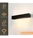 Artdelight Artdelight Moderne LED-Wandleuchte Mainz XL - Schwarz