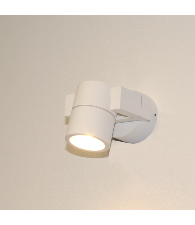 Artdelight Artdelight Moderne GU10-Wandleuchte Single - Weiß