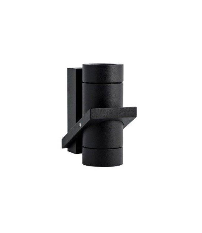 Artdelight Artdelight Moderne GU10-Wandleuchte Double - Schwarz