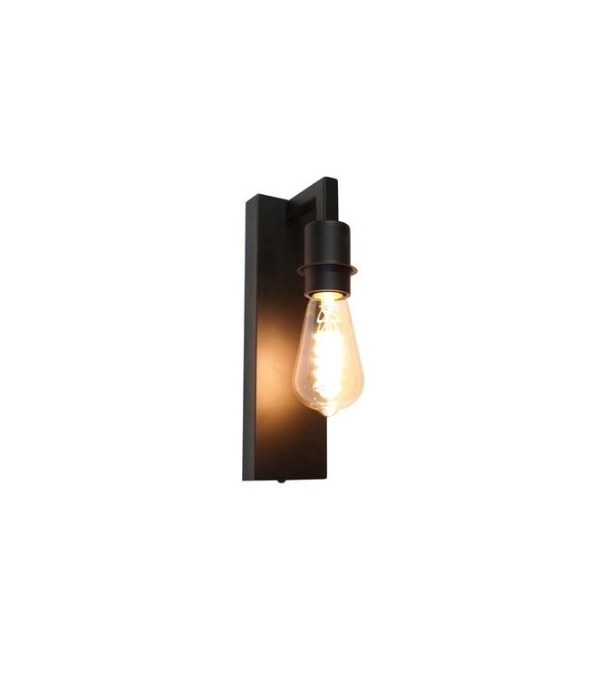 Artdelight Artdelight Moderne E27-Wandleuchte Movano - Schwarz
