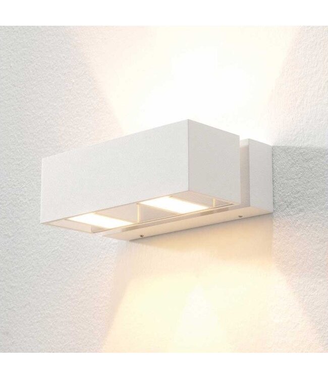 Artdelight Artdelight Moderne LED-Wandleuchte Bfeld II - Weiß