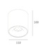 Artdelight Artdelight Moderne LED-Deckenleuchte Orleans - Champagner