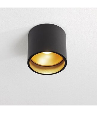 Artdelight LED-Deckenleuchte Orleans - Schwarz/Gold
