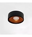 Artdelight Artdelight Moderne LED-Deckenleuchte Orlando - Schwarz/Kupfer