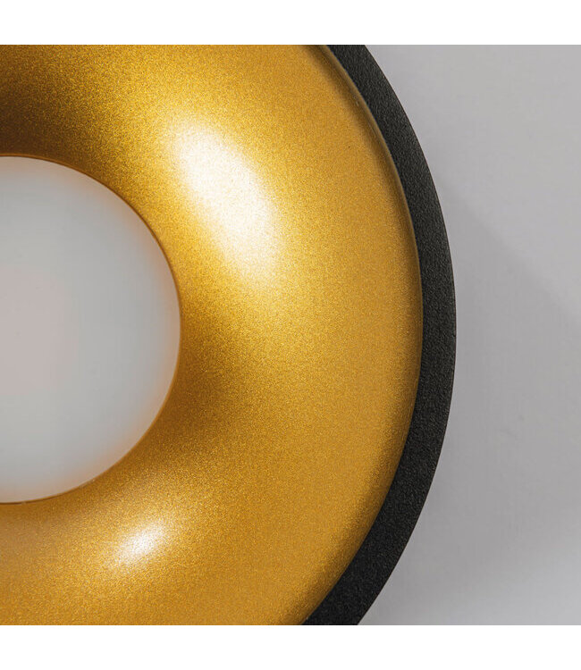 Artdelight Artdelight Moderne LED-Deckenleuchte Orlando - Schwarz/Gold