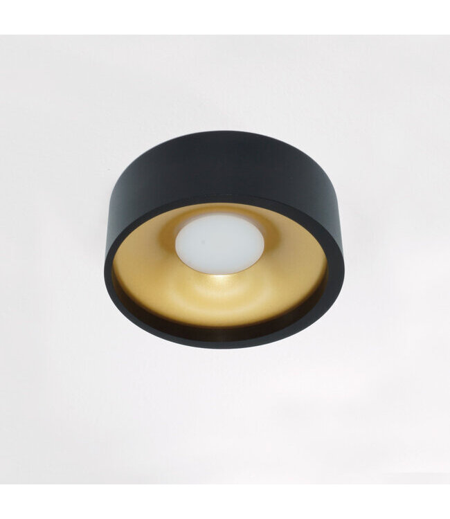 Artdelight Artdelight Moderne LED-Deckenleuchte Orlando - Schwarz/Gold