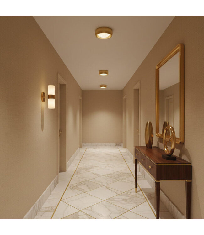 Artdelight Artdelight LED-Design-Deckenleuchte Montana - Gold